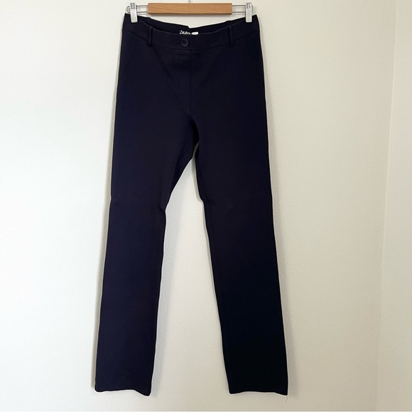 Betabrand Women’s Classic Dress Pant Yoga Pant Bootcut Navy Size L - Picture 3 of 13